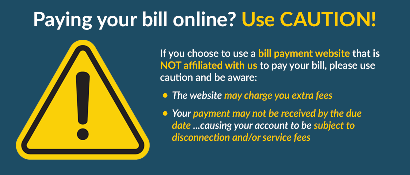 Caution on Bill Pay